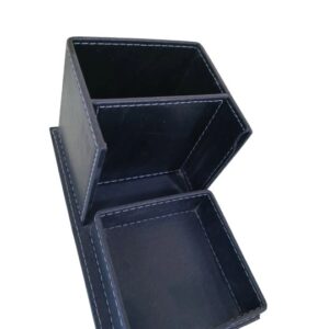 Kişiye Özel Siyah Suni Deri Kalemlik