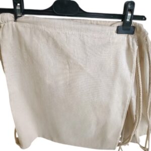 Kişiye-Firmaya Özel Büzgülü Ham Bez Sırt Çantası